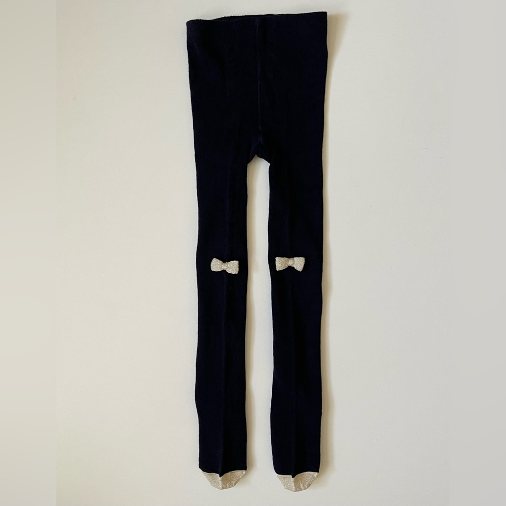 Petit Bateau Girls’ Tights with Bows - 36M